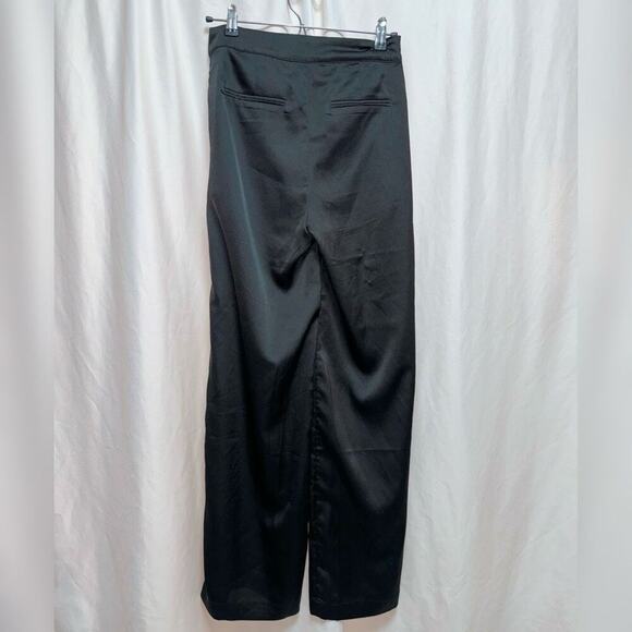 RNWY satin-feel high waist wide leg trousers | Sz 4 - Picture 6 of 6